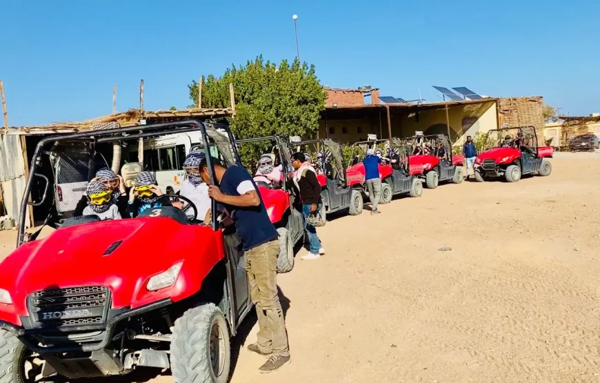 Mega Pustynne Safari Hurghada 2026: Quady, Jeepy i Rodzinna Przygoda